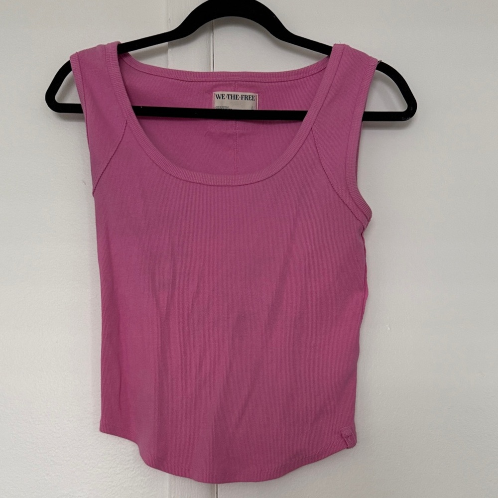 Free People We The Free Pink Tank Top